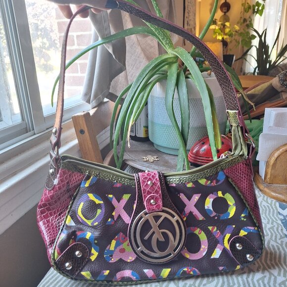 Y2K era colourful shoulder bag - Picture 1 of 7